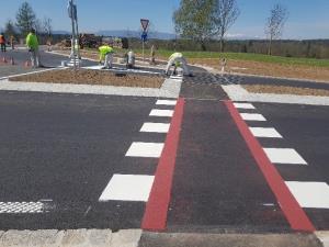 Talne označbe krožišče na RC